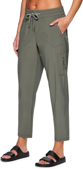 Avalanche Women's Everyday Hiking Quick Dry Woven Ripstop Ankle Pant with Pocket