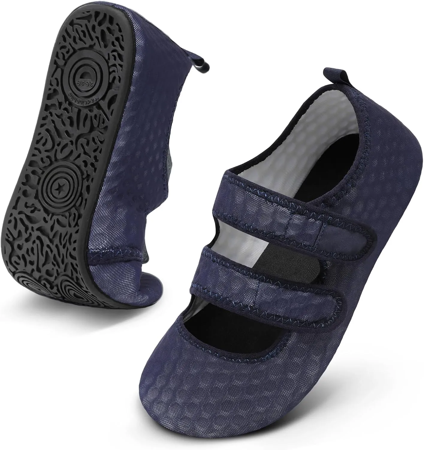 BARERUN Water Shoes Women Men Quick Dry Barefoot Beach Walking Kayaking Surfing Yoga Shoes Adjustable Wide Minimalist Sandals Slippers Indoor/Outdoor