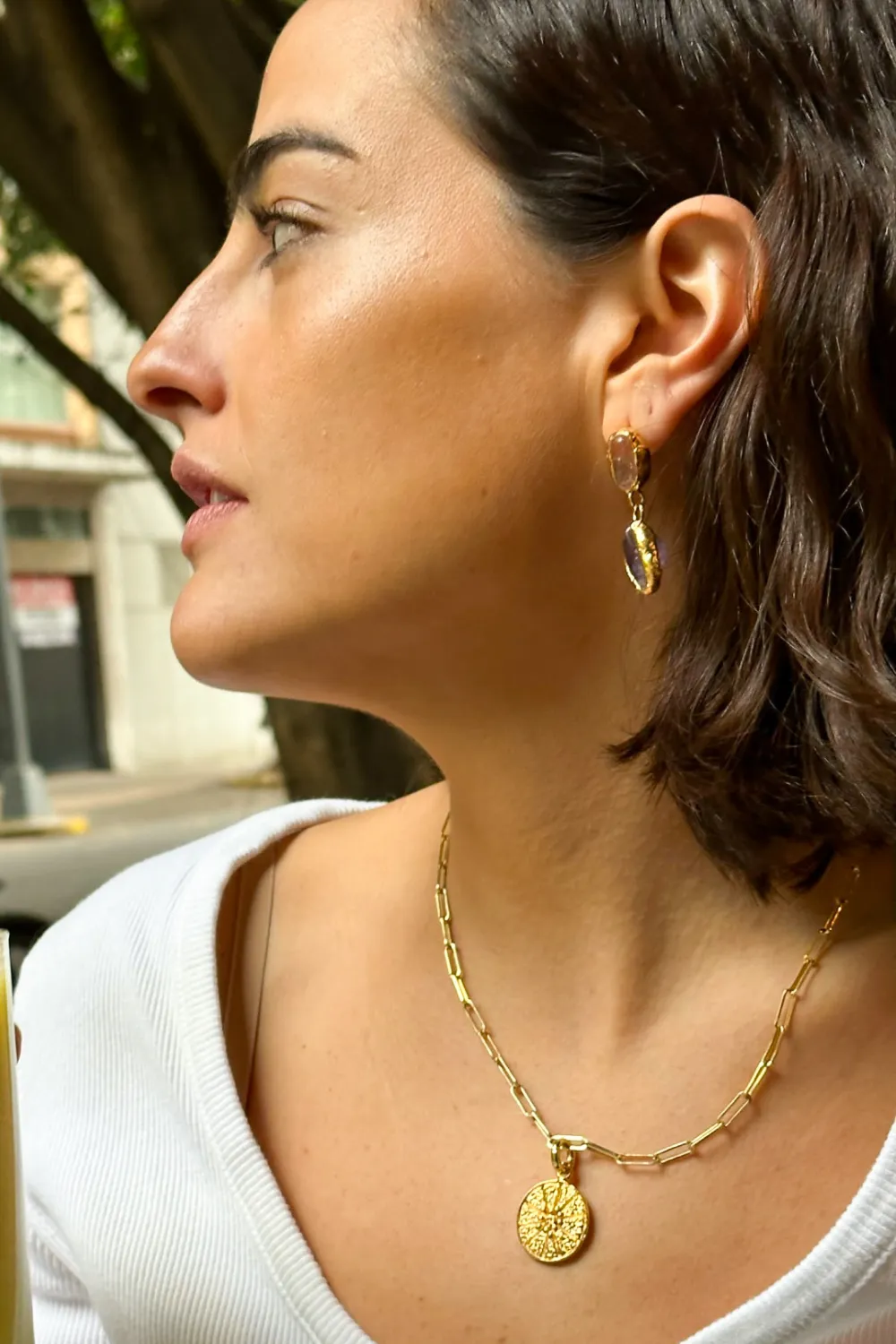 Gold Link Chain Necklace