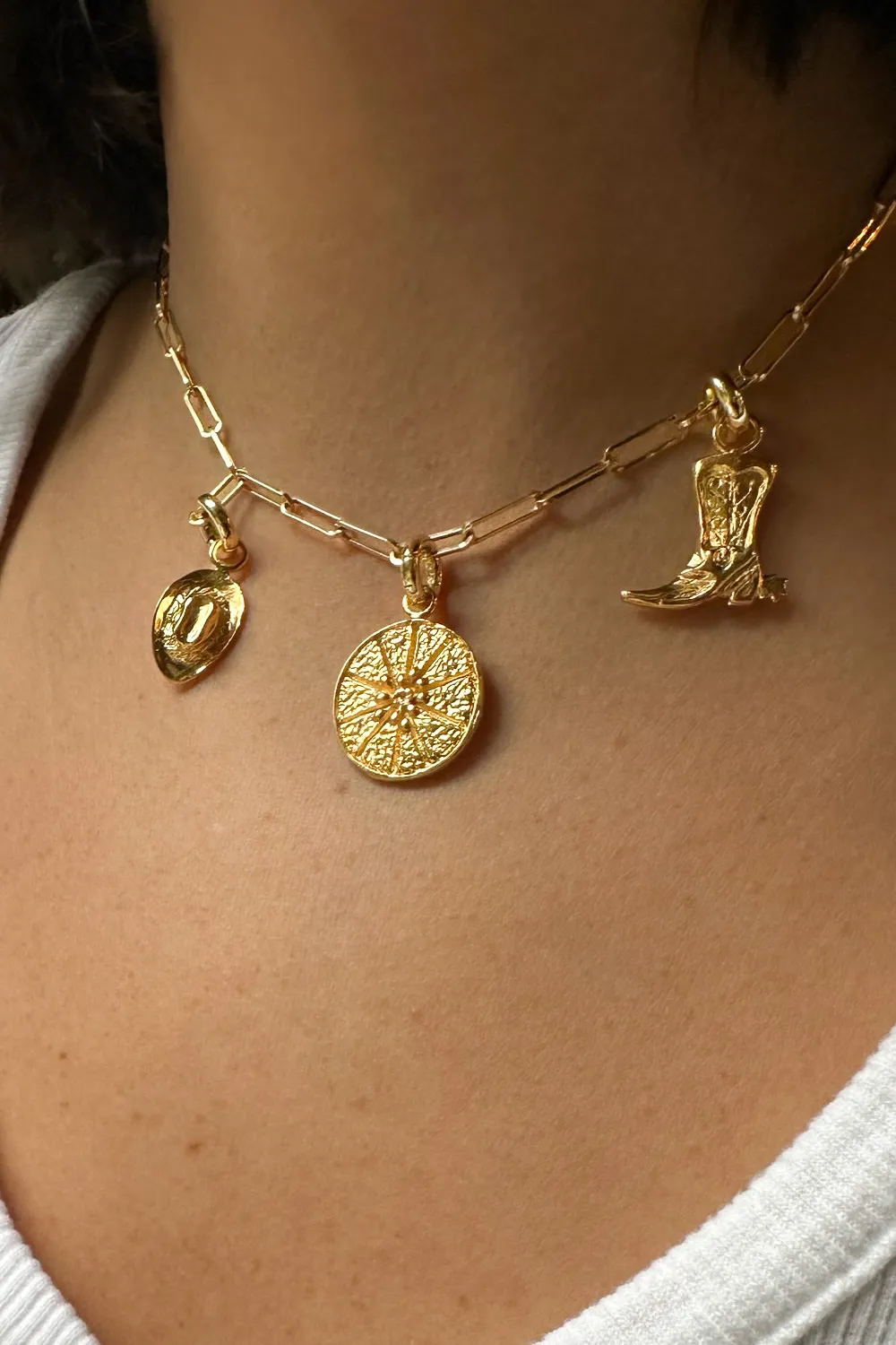 Gold Link Chain Necklace
