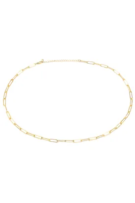 Gold Link Chain Necklace