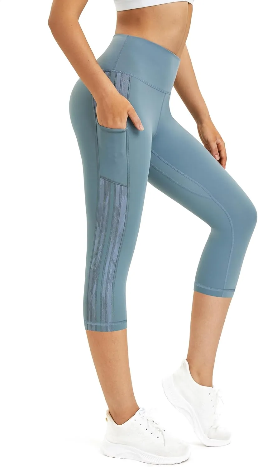Neonysweets Women's Workout Leggings Phone Pocket Running Yoga Pants