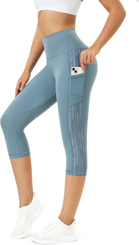 Neonysweets Women's Workout Leggings Phone Pocket Running Yoga Pants