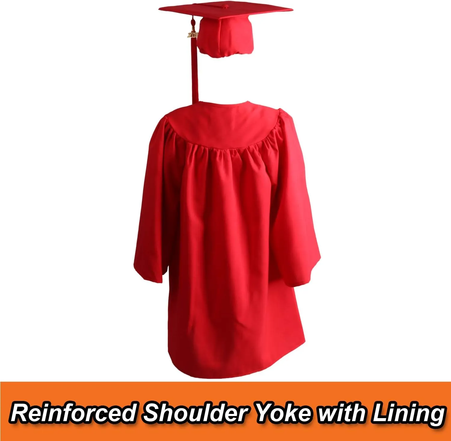 OSBO GradSeason Unisex Matte Kindergarten Graduation Gown Cap Tassel Set 2025