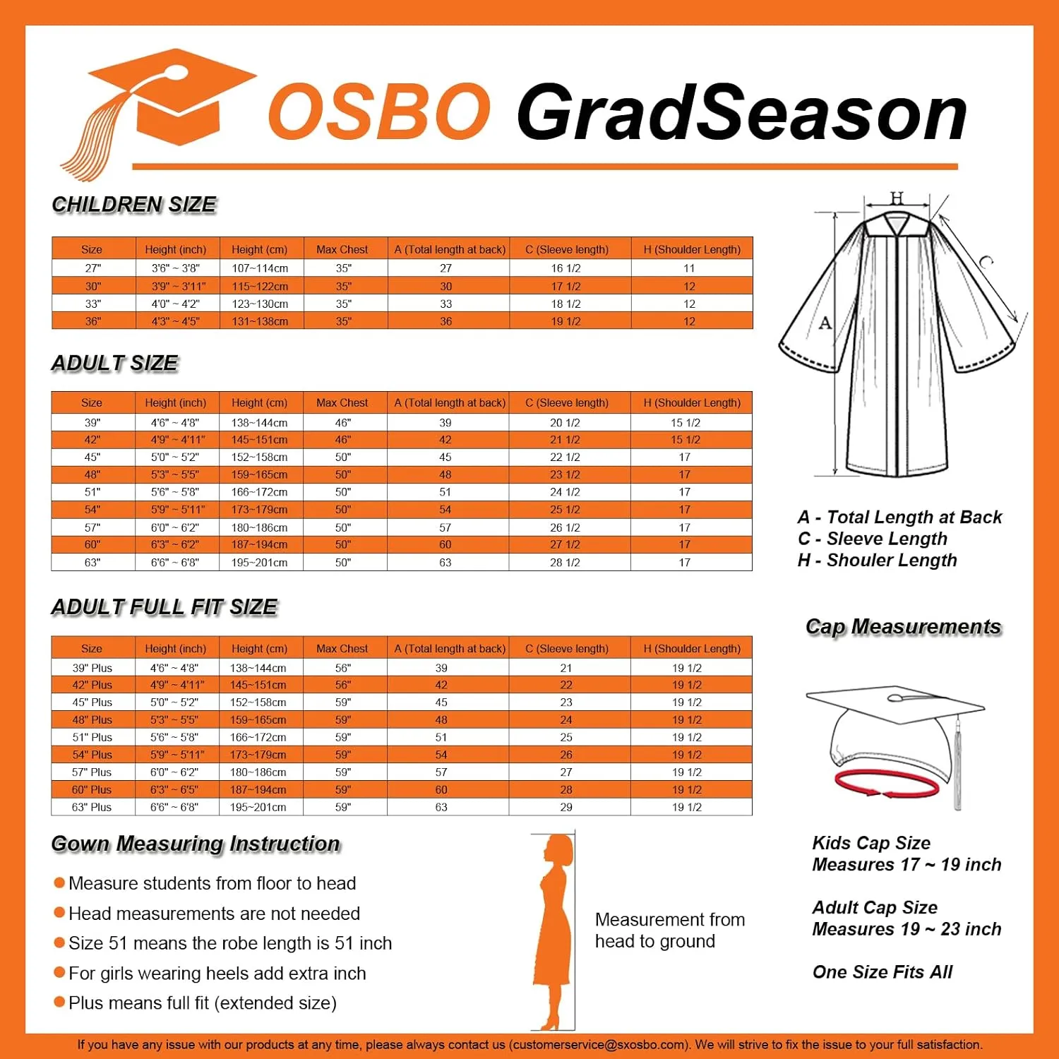 OSBO GradSeason Unisex Matte Kindergarten Graduation Gown Cap Tassel Set 2025