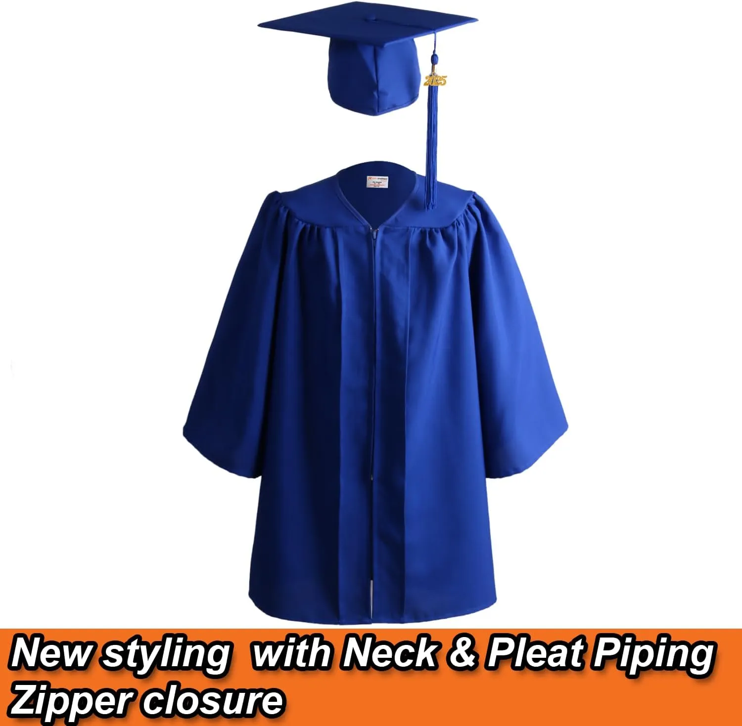OSBO GradSeason Unisex Matte Kindergarten Graduation Gown Cap Tassel Set 2025
