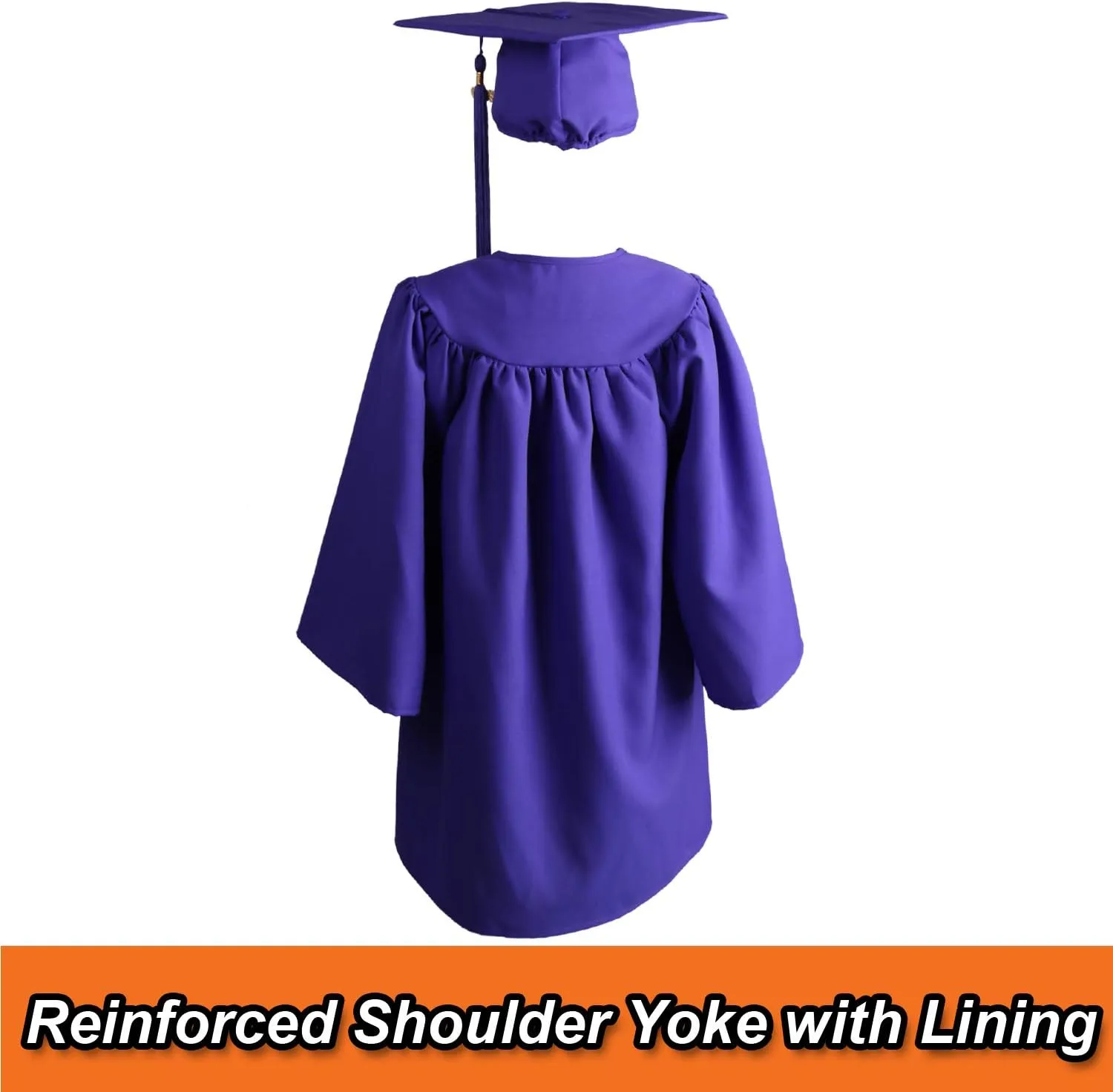 OSBO GradSeason Unisex Matte Kindergarten Graduation Gown Cap Tassel Set 2025