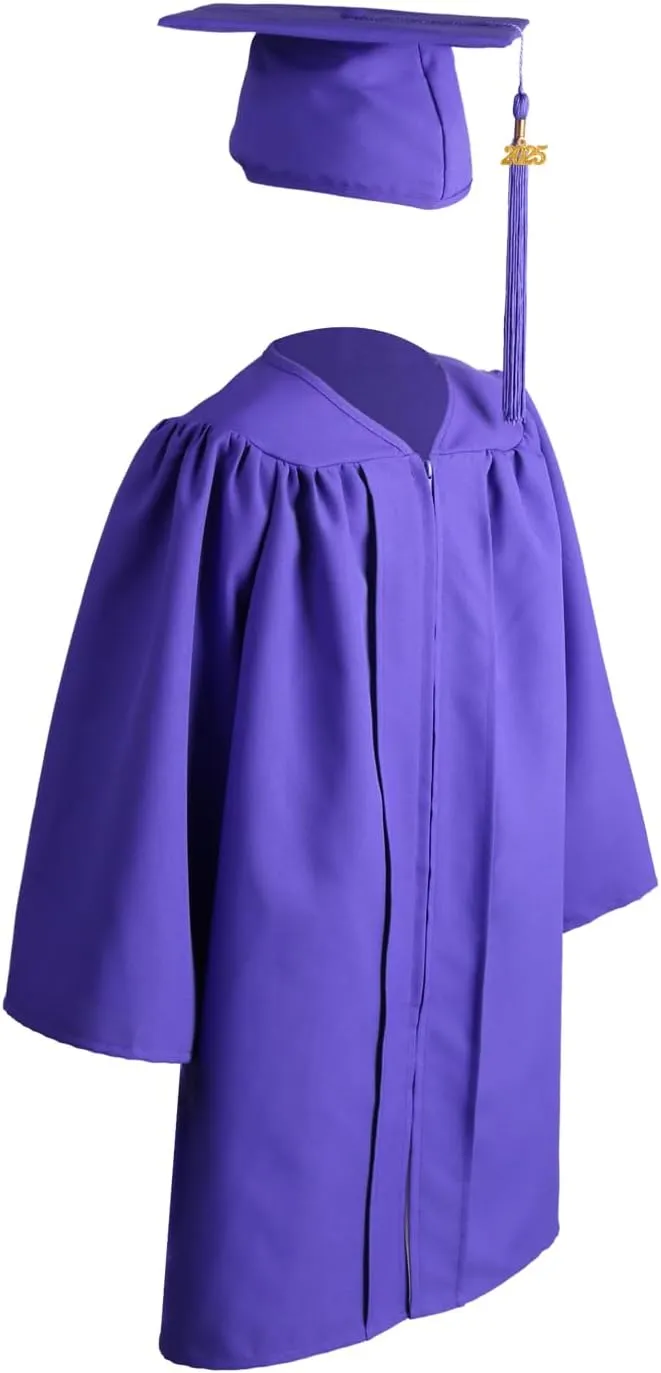 OSBO GradSeason Unisex Matte Kindergarten Graduation Gown Cap Tassel Set 2025