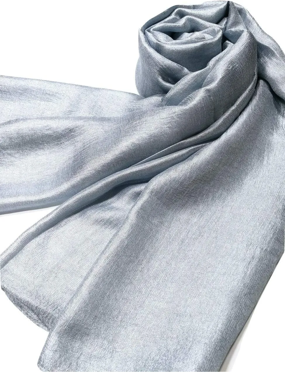 Shanlin Solid Color Silk Feel Long Scarves