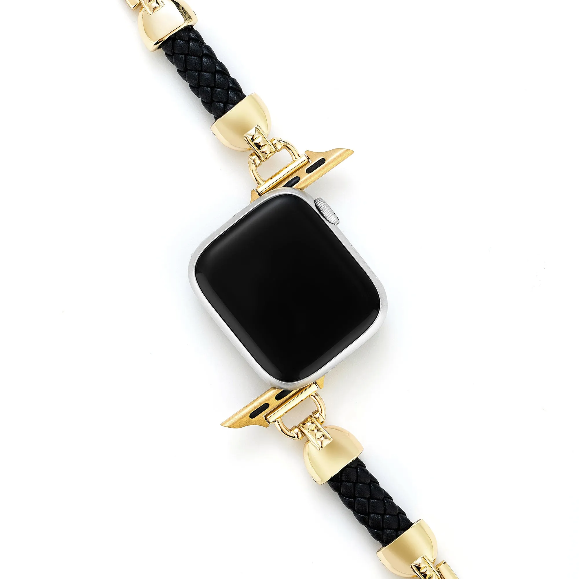 Slim Woven Metal Watch Band